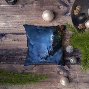 Husa de perna, NYXMAS136, 43x43 cm, 50% bumbac/50% poliester, Multicolor