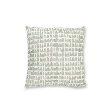 Perna, YST0400, 45x45 cm, Poliester, Alb/Verde