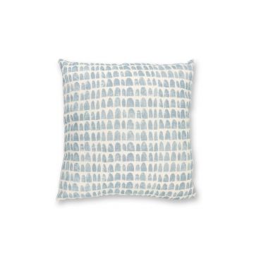 Perna, YST0401, 45x45 cm, Poliester, Alb/Albastru