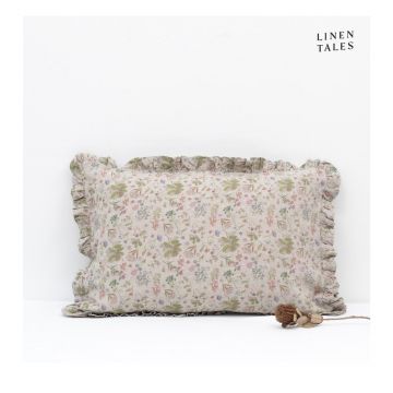 Față de pernă din in 40x40 cm Botany 2 – Linen Tales