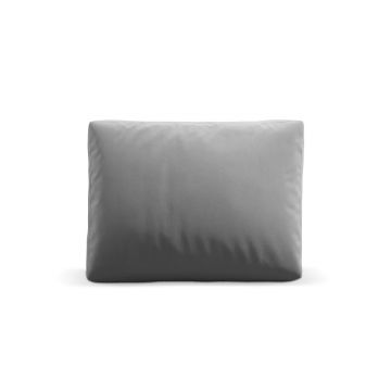 Perna decorativa, Camden, Cosmopolitan Design, 40x60x11 cm, catifea, gri deschis