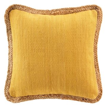 Pernă decorativă din amestec de iută 45x45 cm Akina – douceur d'intérieur
