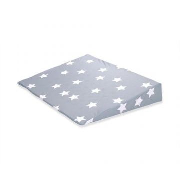 Perna inclinata antisufocare Lorelli Air Comfort Blue Grey Mist, 60 x 45 x 9 cm, husa detasabila si lavabila