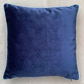 Set perne decorativet, Blue House Pillow Set With İnsert, 20% in, 80% poliester, Turcoaz / Gri / Bleumarin / Crem