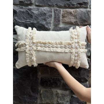 Față de pernă din bumbac 30x50 cm Seashells – Mioli Decor