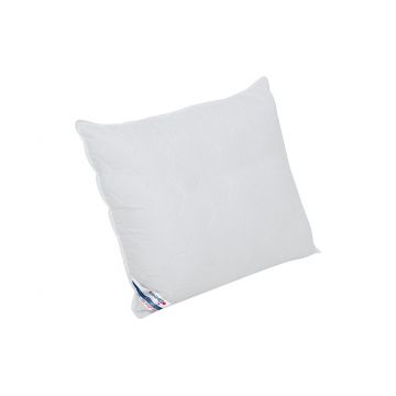 Perna Alcam, SaniMed® 70x70 cm, microfibra matlasata hipoalergenica, umplutura cu tratament SILVERPLUS®