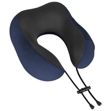 Perna calatorie Rebel Active RBA-5003-BL, Spuma cu memorie (Albastru)