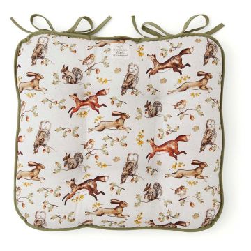 Pernă de scaun din bumbac 40x43 cm Forest Fable – Cooksmart ®