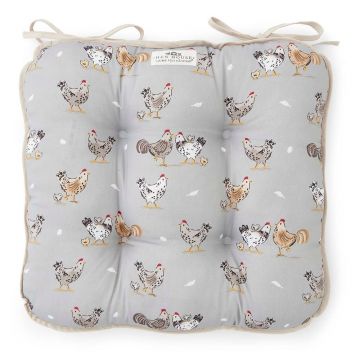 Pernă de scaun din bumbac 40x43 cm Hen House – Cooksmart ®