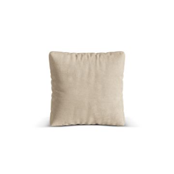 Perna decorativa, Martina-120, Micadoni Home, 65x65 cm, catifea, bej deschis