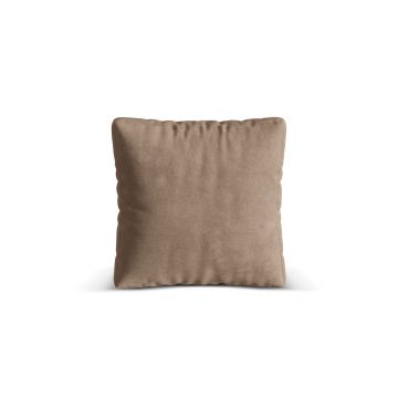 Perna decorativa, Martina-120, Micadoni Home, 65x65 cm, catifea, bej inchis