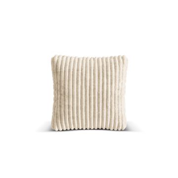 Perna decorativa, Martina-212, Micadoni Home, 65x65 cm, velur, bej deschis