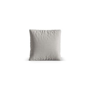 Perna decorativa, Nuria-215, Micadoni Home, 40x40 cm, tesatura structurata chenille, gri deschis