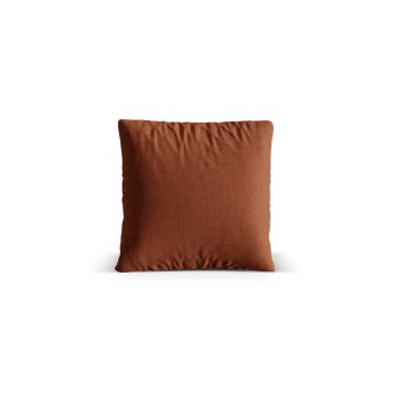 Perna decorativa, Nuria-215, Micadoni Home, 50x50 cm, tesatura structurata chenille, caramiziu