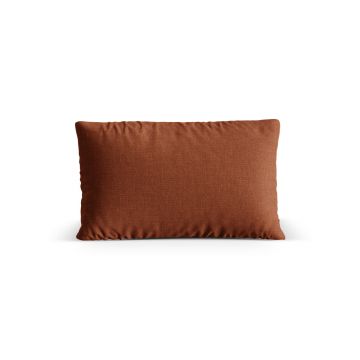 Perna decorativa, Nuria-215, Micadoni Home, 60x40x17 cm, tesatura structurata chenille, caramiziu