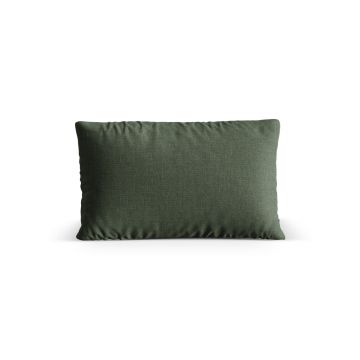 Perna decorativa, Nuria-215, Micadoni Home, 60x40x17 cm, tesatura structurata chenille, verde moss