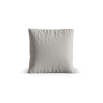 Perna decorativa, Nuria-215, Micadoni Home, 70x70 cm, tesatura structurata chenille, gri deschis