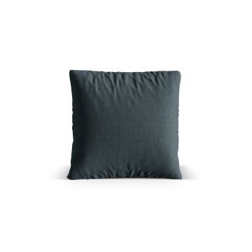 Perna decorativa, Nuria-215, Micadoni Home, 70x70 cm, tesatura structurata chenille, petrol inchis