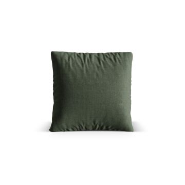 Perna decorativa, Nuria-215, Micadoni Home, 70x70 cm, tesatura structurata chenille, verde moss