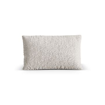 Perna decorativa, Nuria-260, Micadoni Home, 60x40x17 cm, tesatura boucle, gri bej melange