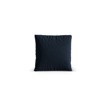 Perna decorativa, Nuria-88, Micadoni Home, 40x40 cm, catifea, albastru inchis