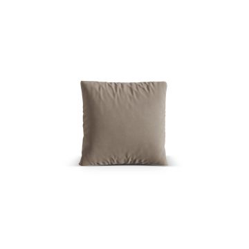 Perna decorativa, Nuria-88, Micadoni Home, 40x40 cm, catifea, gri beton