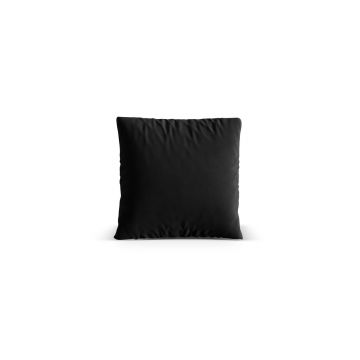 Perna decorativa, Nuria-88, Micadoni Home, 40x40 cm, catifea, negru