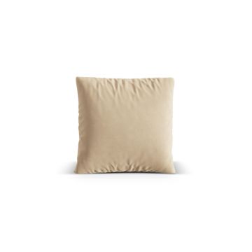 Perna decorativa, Nuria-88, Micadoni Home, 50x50 cm, catifea, bej nude