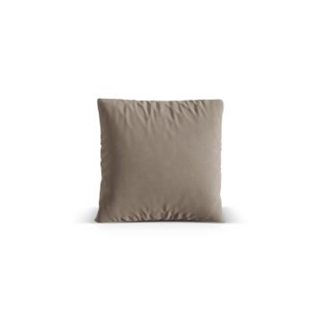 Perna decorativa, Nuria-88, Micadoni Home, 50x50 cm, catifea, gri beton