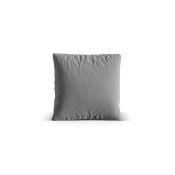 Perna decorativa, Nuria-88, Micadoni Home, 50x50 cm, catifea, gri