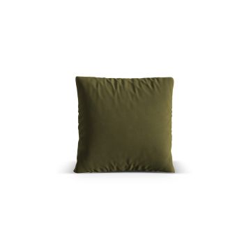 Perna decorativa, Nuria-88, Micadoni Home, 50x50 cm, catifea, verde moss melange