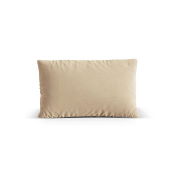 Perna decorativa, Nuria-88, Micadoni Home, 60x40x17 cm, catifea, bej nude