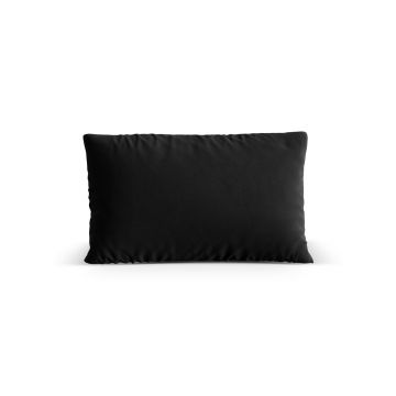 Perna decorativa, Nuria-88, Micadoni Home, 60x40x17 cm, catifea, negru