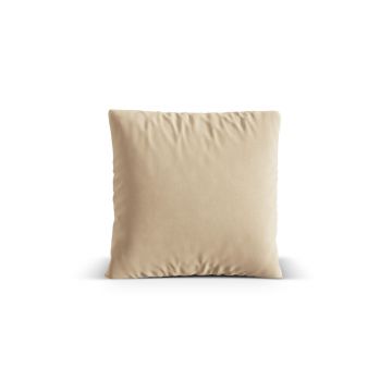 Perna decorativa, Nuria-88, Micadoni Home, 70x70 cm, catifea, bej nude