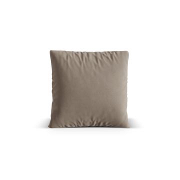 Perna decorativa, Nuria-88, Micadoni Home, 70x70 cm, catifea, gri beton