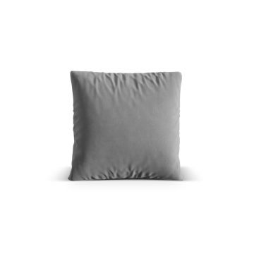 Perna decorativa, Nuria-88, Micadoni Home, 70x70 cm, catifea, gri