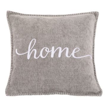 Pernă decorativă Tiseco Home Studio Damian W, 45 x 45 cm, gri deschis