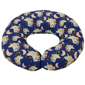 Perna pentru alaptare Appekids Navy,  100% Bumbac, 60X60 cm