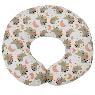 Perna pentru alaptare  Appekids Pink, 100% Bumbac, 60X60 cm