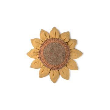 Pernă pentru copii din bumbac 90x90 cm Sunflower – Lorena Canals
