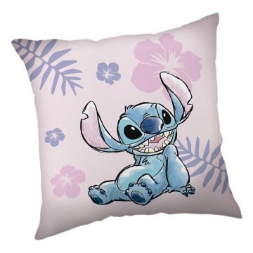 Pernă pentru copii din polar, fleece 40x40 cm Lilo a Stitch 