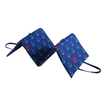 Pernă pentru scaun de grădină albastră pentru șezlong 49x137 cm Anchors – B.E.S.