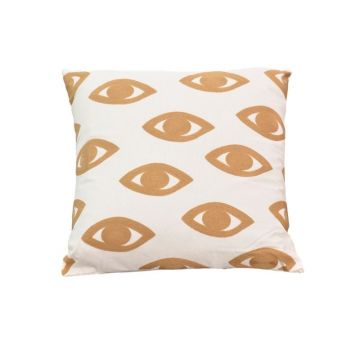 Pernuta decorativa Eyes Boho Pako World Natural 45x45x2.5 cm
