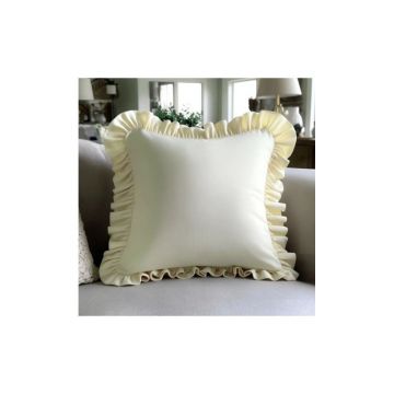 Față de pernă din amestec de bumbac 40x40 cm Ruffled – Mila Home