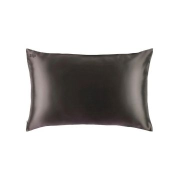 Față de pernă din mătase 51x76 cm Charcoal – slip