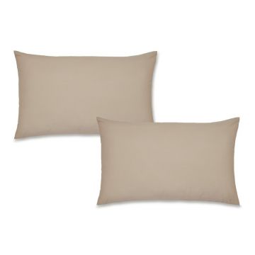 Fețe de pernă 2 buc. din bumbac percale 75x50 cm Easy Iron Percale – Catherine Lansfield