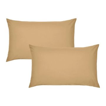 Fețe de pernă 2 buc. din bumbac percale 75x50 cm Easy Iron Percale – Catherine Lansfield