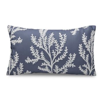 Pernă decorativă 30x50 cm Coral Leaf Embroidered – Catherine Lansfield