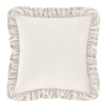 Pernă decorativă din catifea 43x43 cm Velvet Double Frill – Catherine Lansfield