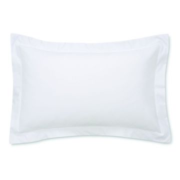 Față de pernă din bumbac satinat Bianca Luxury, 50 x 75 cm, alb